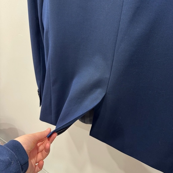 Ben Sherman Two Button Navy Blue Blazer Jacket Sports Coat 42R - Picture 6 of 7